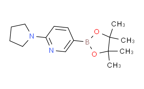 2-(pyrrolidin-1-yl)-5-(4,4,5,5-tetramethyl-1,3,2-dioxaborolan-2-yl)pyridine