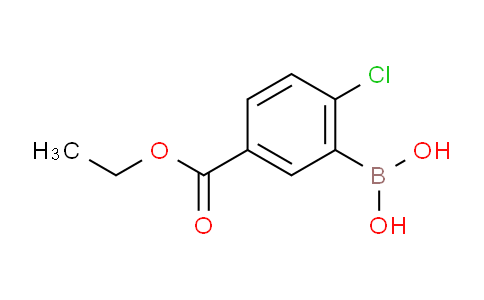 2-chloro-5-(ethoxycarbonyl)phenylboronic acid