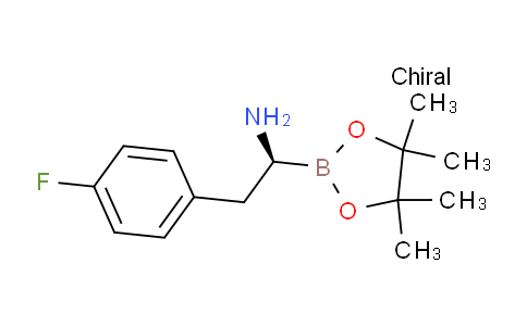 (S)-2-(4-fluorophenyl)-1-(4,4,5,5-tetramethyl-1,3,2-dioxaborolan-2-yl)ethanamine