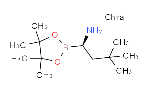 (R)-3,3-dimethyl-1-(4,4,5,5-tetramethyl-1,3,2-dioxaborolan-2-yl)butan-1-amine