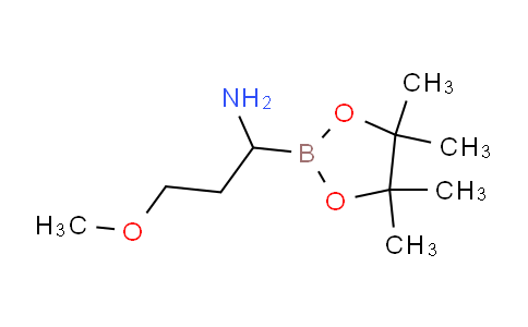 3-methoxy-1-(4,4,5,5-tetramethyl-1,3,2-dioxaborolan-2-yl)propan-1-amine