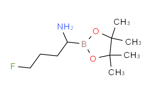 4-fluoro-1-(4,4,5,5-tetramethyl-1,3,2-dioxaborolan-2-yl)butan-1-amine