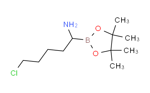 5-chloro-1-(4,4,5,5-tetramethyl-1,3,2-dioxaborolan-2-yl)pentan-1-amine