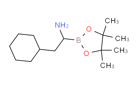 2-cyclohexyl-1-(4,4,5,5-tetramethyl-1,3,2-dioxaborolan-2-yl)ethanamine