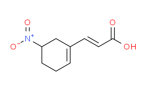 (E)-3-(5-nitrocyclohex-1-en-1-yl)acrylic acid