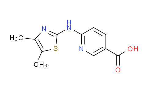 6-((4,5-二甲基噻唑-2-基)氨基)烟酸