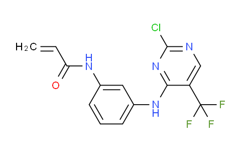 N-(3-((2-chloro-5-(trifluoromethyl)pyrimidin-4-yl)amino)phenyl)acrylamide