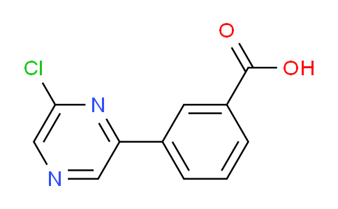 3-(6-chloropyrazin-2-yl)benzoic acid