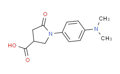 1-(4-(二甲基氨基)苯基)-5-氧代吡咯烷-3-羧酸