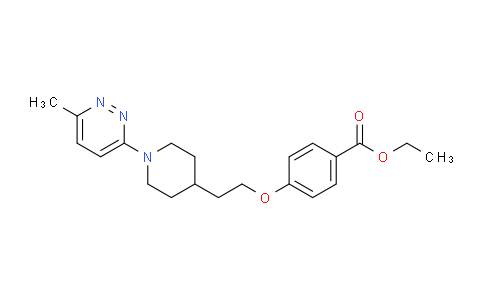 ethyl 4-(2-(1-(6-methylpyridazin-3-yl)piperidin-4-yl)ethoxy)benzoate