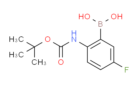 2-(tert-butoxycarbonylamino)-5-fluorophenylboronic acid