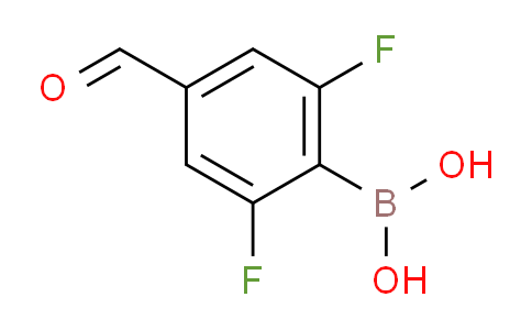 2,6-difluoro-4-formylphenylboronic acid