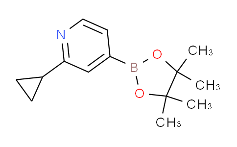 2-cyclopropyl-4-(4,4,5,5-tetramethyl-1,3,2-dioxaborolan-2-yl)pyridine