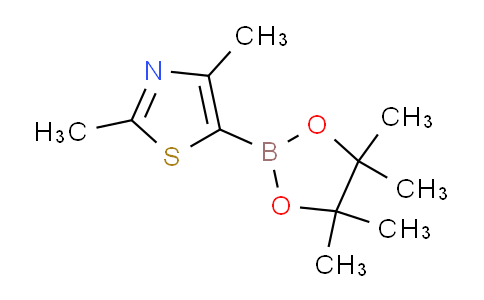 2,4-二甲基-5-(4,4,5,5-四甲基-1,3,2-二氧硼烷-2-YL)-1,3-噻唑