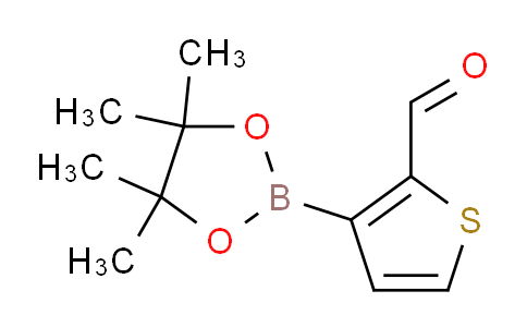 3-(4,4,5,5-tetramethyl-1,3,2-dioxaborolan-2-yl)thiophene-2-carbaldehyde