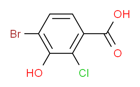 4-bromo-2-chloro-3-hydroxybenzoic acid