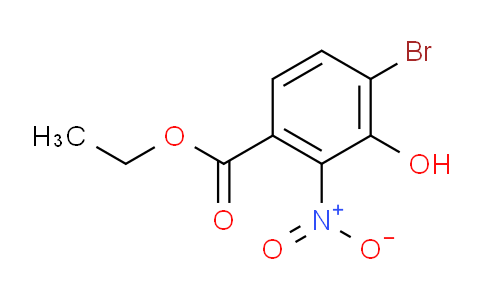ethyl 4-bromo-3-hydroxy-2-nitrobenzoate