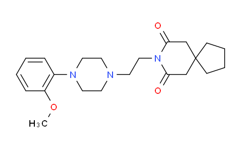 8-(2-(4-(2-methoxyphenyl)piperazin-1-yl)ethyl)-8-azaspiro[4.5]decane-7,9-dione