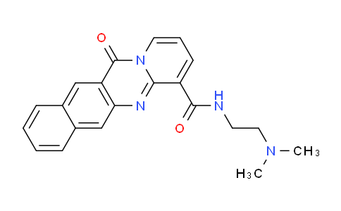 N-[2-(二甲基氨基)乙基]-12-氧代-12H-苯并[g]吡啶并[2,1-b]喹唑啉-4-甲酰胺