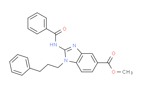 methyl 2-benzamido-1-(3-phenylpropyl)-1H-benzo[d]imidazole-5-carboxylate