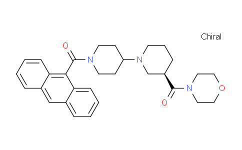 (R)-anthracen-9-yl(3-(morpholine-4-carbonyl)-[1,4'-bipiperidin]-1'-yl)methanone