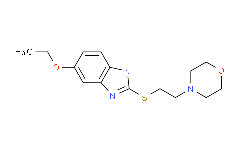 4-(2-(5-ETHOXY-1H-BENZO[D]IMIDAZOL-2-YLTHIO)ETHYL)MORPHOLINE