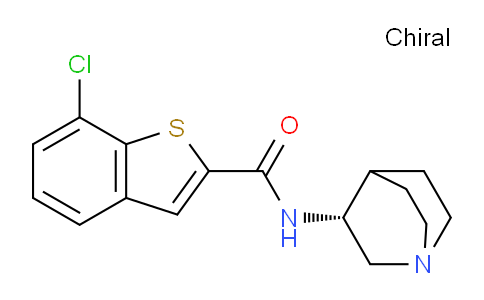 (R)-7-chloro-N-(quinuclidin-3-yl)benzo[b]thiophene-2-carboxamide