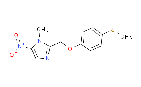 1-methyl-2-((4-(methylthio)phenoxy)methyl)-5-nitro-1H-imidazole