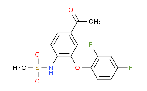N-[4-乙酰基-2-(2,4-二氟苯氧基)苯基]-甲烷磺酰胺