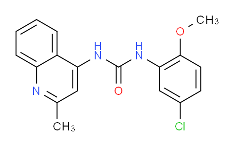 1-(5-chloro-2-methoxyphenyl)-3-(2-methylquinolin-4-yl)urea