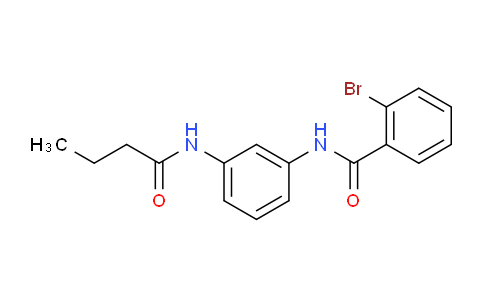 2-bromo-N-(3-butyramidophenyl)benzamide