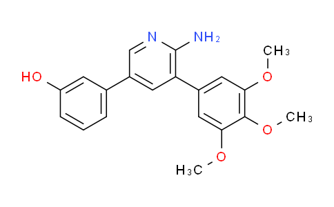 3-(6-amino-5-(3,4,5-trimethoxyphenyl)pyridin-3-yl)phenol