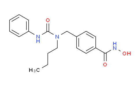 4-((1-butyl-3-phenylureido)methyl)-N-hydroxybenzamide