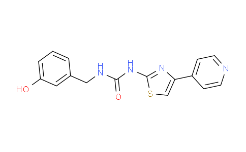 1-(3-hydroxybenzyl)-3-(4-(pyridin-4-yl)thiazol-2-yl)urea