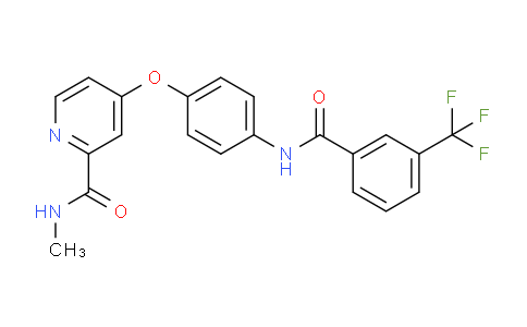 N-methyl-4-(4-(3-(trifluoromethyl)benzamido)phenoxy)picolinamide