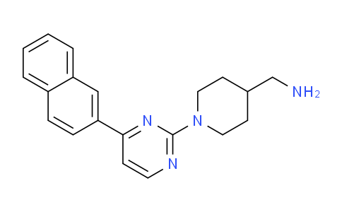 (1-(4-(naphthalen-2-yl)pyrimidin-2-yl)piperidin-4-yl)methanamine