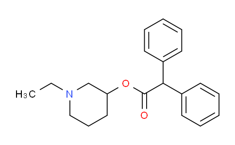 1-ethylpiperidin-3-yl 2,2-diphenylacetate
