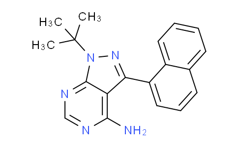 1-(tert-butyl)-3-(naphthalen-1-yl)-1H-pyrazolo[3,4-d]pyrimidin-4-amine