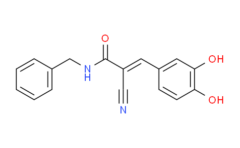 (E)-N-benzyl-2-cyano-3-(3,4-dihydroxyphenyl)acrylamide