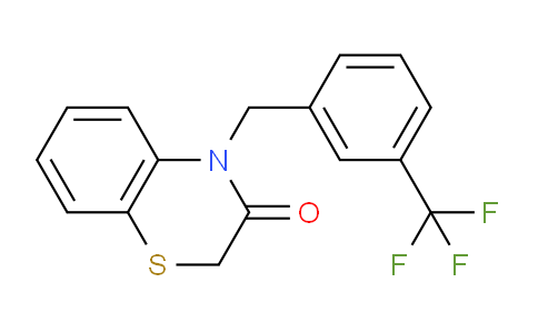 4-(3-(trifluoromethyl)benzyl)-2H-benzo[b][1,4]thiazin-3(4H)-one