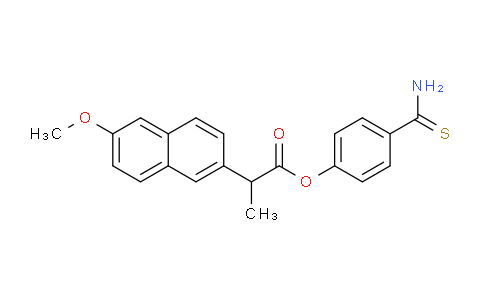 4-carbamothioylphenyl 2-(6-methoxynaphthalen-2-yl)propanoate