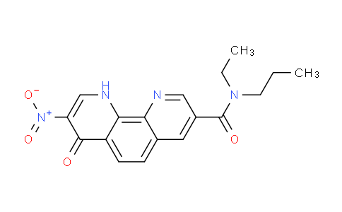 N-乙基-7,10-二氢-8-硝基-7-氧代-N-乙基-1,10-菲罗啉-3-甲酰胺