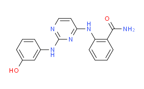 2-((2-((3-hydroxyphenyl)amino)pyrimidin-4-yl)amino)benzamide