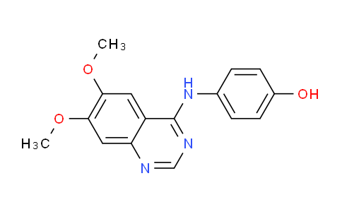 4-((6,7-dimethoxyquinazolin-4-yl)amino)phenol