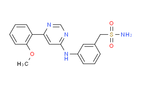 (3-((6-(2-methoxyphenyl)pyrimidin-4-yl)amino)phenyl)methanesulfonamide
