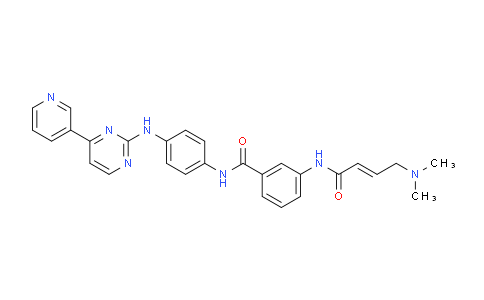 (E)-3-(4-(dimethylamino)but-2-enamido)-N-(4-((4-(pyridin-3-yl)pyrimidin-2-yl)amino)phenyl)benzamide