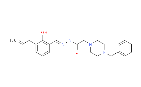 (E)-N'-(3-allyl-2-hydroxybenzylidene)-2-(4-benzylpiperazin-1-yl)acetohydrazide