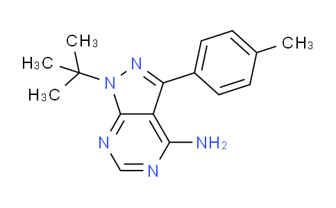 1-(tert-butyl)-3-(p-tolyl)-1H-pyrazolo[3,4-d]pyrimidin-4-amine