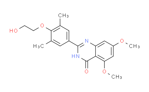 2-(4-(2-hydroxyethoxy)-3,5-dimethylphenyl)-5,7-dimethoxyquinazolin-4(3H)-one