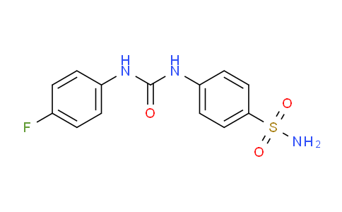 4-(3-(4-fluorophenyl)ureido)benzenesulfonamide